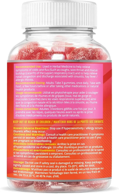 BeLive Elderberry Gummies with Zinc and B12 - 50 Ct