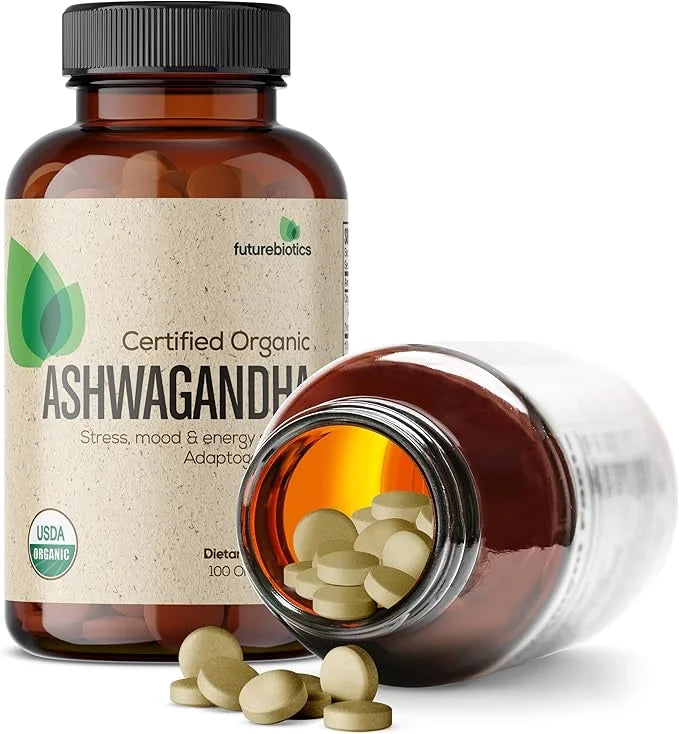 Futurebiotics Certified Organic Ashwagandha, Stress Mood 100 Organic