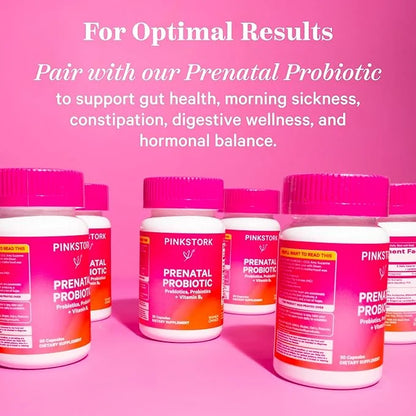 Pink Stork Total Prenatal Vitamins 3 Month 180 Capsules