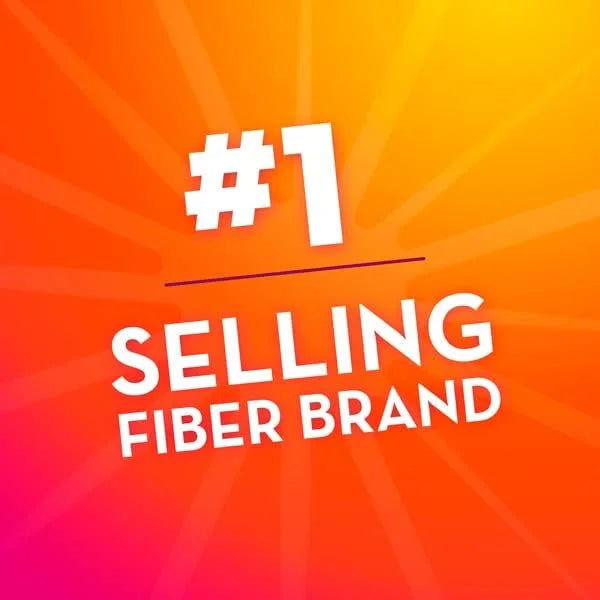 Metamucil Fiber, 4-in-1 Orange SugarFree Powder 72