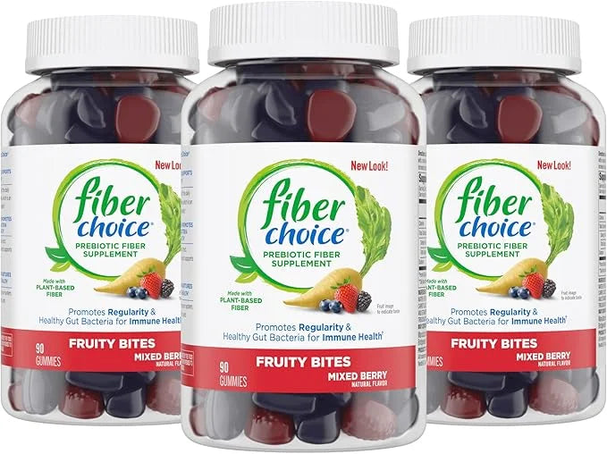 Fiber Choice Fruity Bites Daily Prebiotic 90 Count 3)