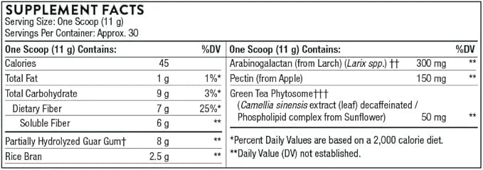 THORNE FiberMend - Prebiotic Fiber Powder 11.6 Oz