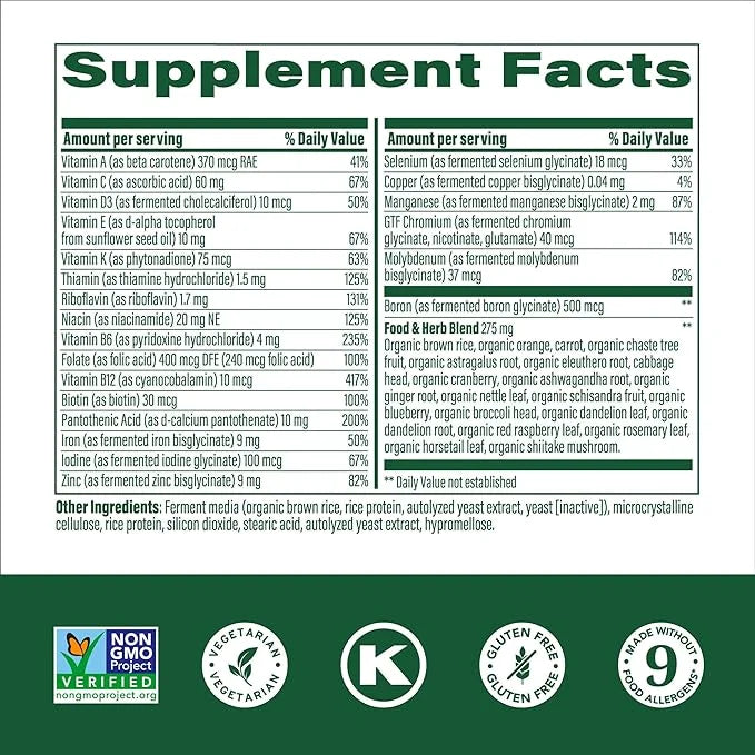 MegaFood Women's One Daily Multivitamin for Women 90 Tabs