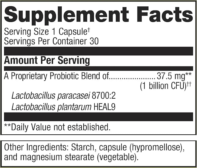 Metagenics UltraFlora Immune Booster 1 Billion 30 Capsules