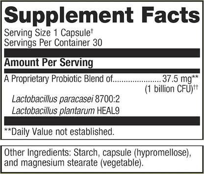 Metagenics UltraFlora Immune Booster 1 Billion 30 Capsules