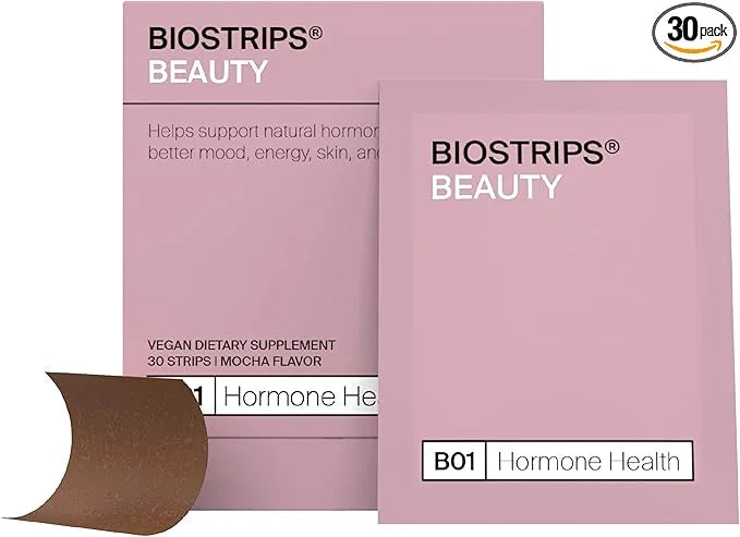 BIOSTRIPS® Hormone Health - Hormone Health for Women - Oral Supplement Strips - 4-in-1 Hormone Harmony - Supports Energy, ...