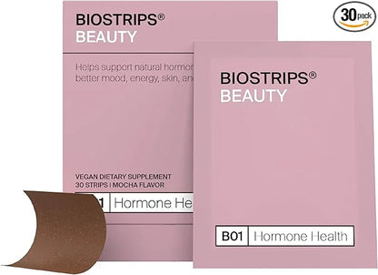 BIOSTRIPS® Hormone Health - Hormone Health for Women - Oral Supplement Strips - 4-in-1 Hormone Harmony - Supports Energy, ...