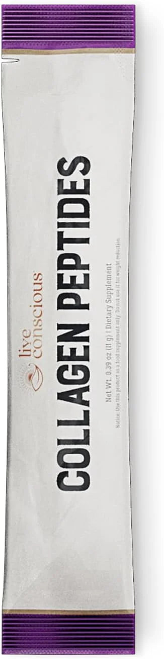 Live Conscious Collagen Peptides Powder Unflavored Packets 20