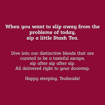 Stash Tea Christmas Morning Black Tea - Caffeinated, Non-GMO Project Verified Premium Tea with No Artificial Ingredients, ...