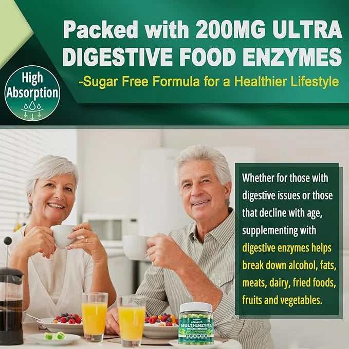 Digestive Enzymes with Probiotics and Prebiotics 1000mg Super 90Billion CFU 2