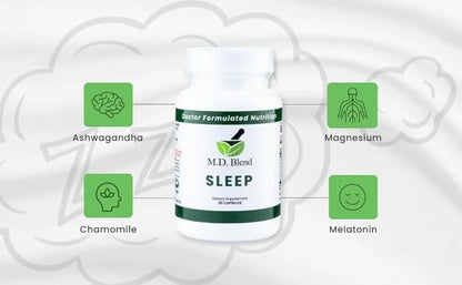 Sleep - Natural Supplement with L-Theanine, 90 capsules