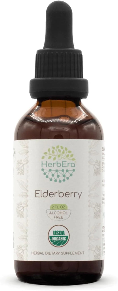 Elderberry B60 USDA Organic Alcohol-Free Herbal (2 fl