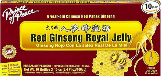 Prince of Peace Red Ginseng Royal 10 Bottles, 0.34 fl.