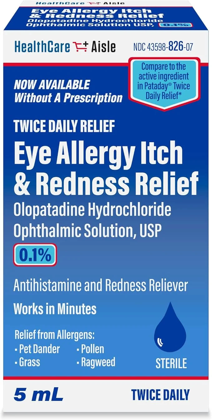 HealthCareAisle Eye Allergy Itch & Redness Relief 0.1% – 5mL –