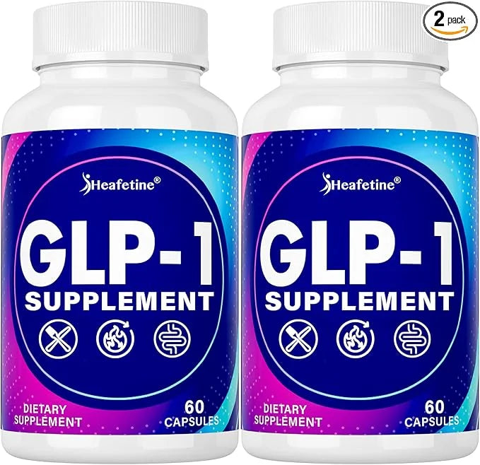 GLP-1 Supplement Support, with Naturally GLP1 Supplement Probiotic for Women & Men, Hops & Green Tea Extract, GLP 1 Supple...