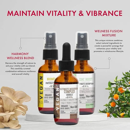 Digestive Harmony Bundle Liquid Vitamin Trio 2 Fl 240 Days