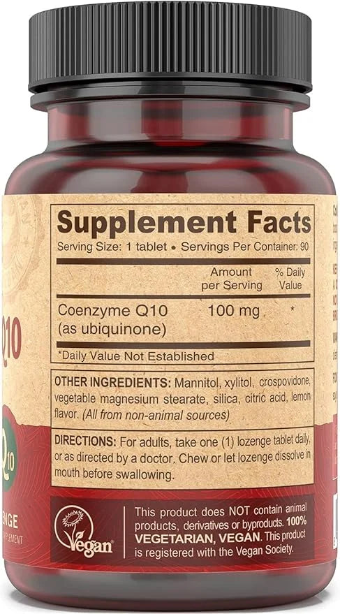 DEVA Vegan Vitamins Coenzyme Q10 100mg 90 Tablets, 2)