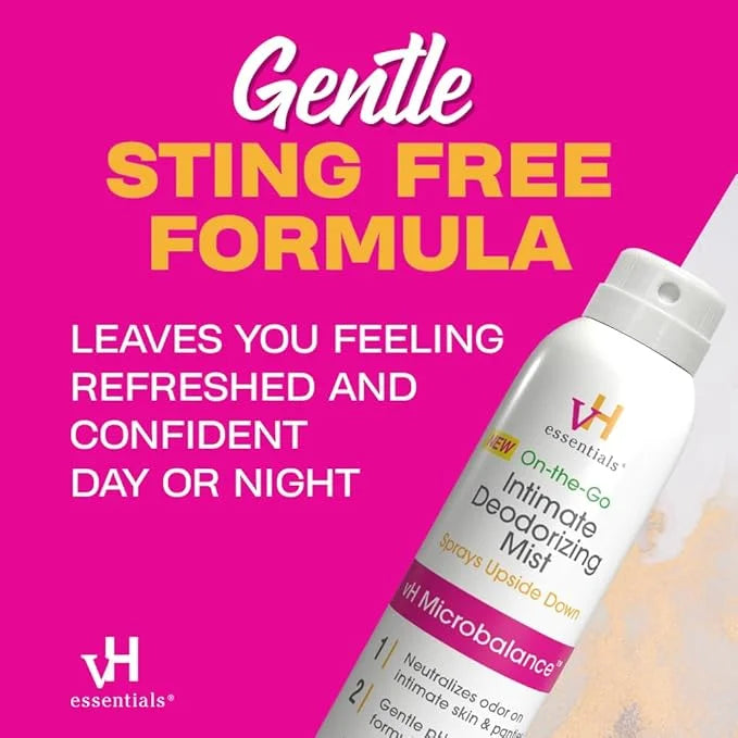 vH essentials Feminine Spray, Intimate Deodorizing 3 floz.