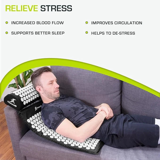 ProsourceFit Acupressure Mat and Pillow Set