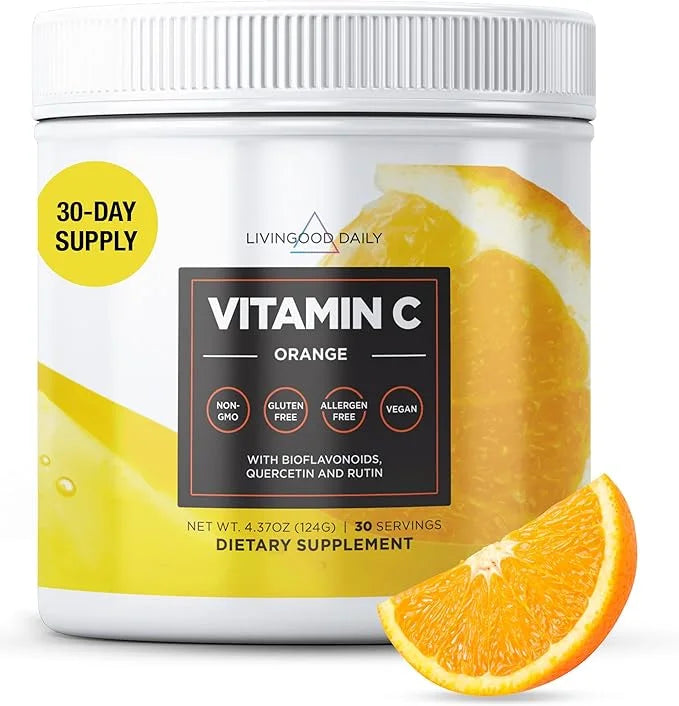 Livingood Daily High Dose Vitamin C 2,600mg Ascorbic 30 Servings