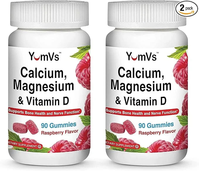 Yum-V Calcium, Magnesium, Vitamin D3 Gummies (90 Count) 2