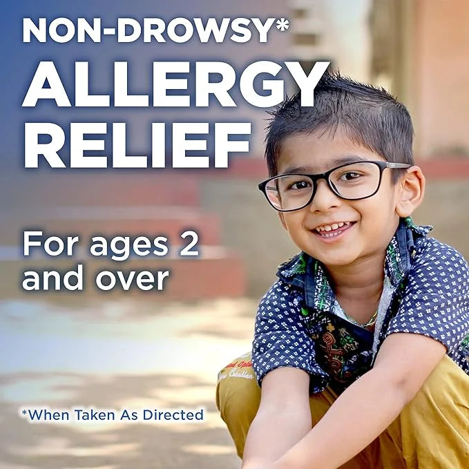 Amazon Basic Care Children’s Allergy Medicine, 24 Hour 5 mg/5 mg/5 mL, 2 and 8 fl 1)