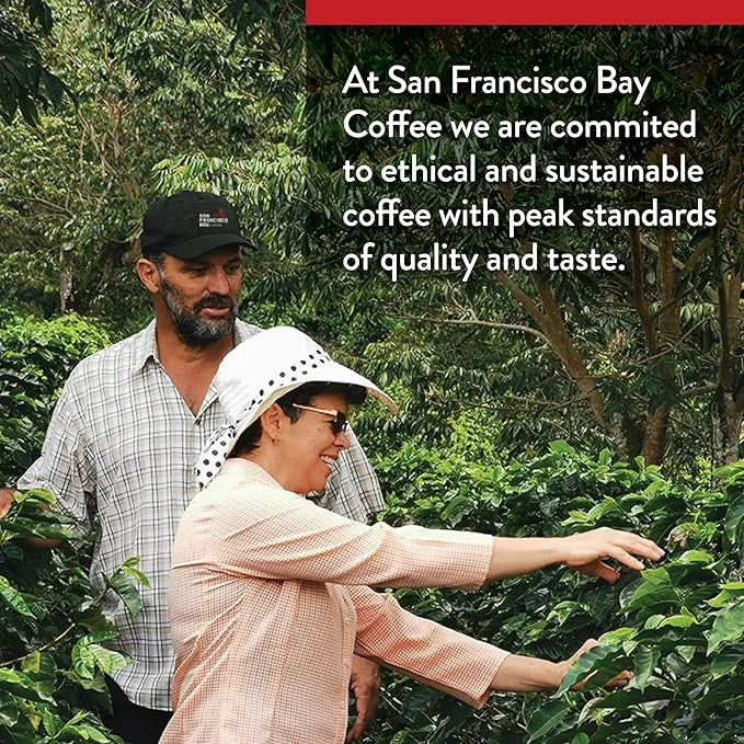 San Francisco Bay Compostable Coffee Pods - Fog Chaser (12 Ct) K Cup Compatible including Keurig 2.0, Medium Dark Roast (P...
