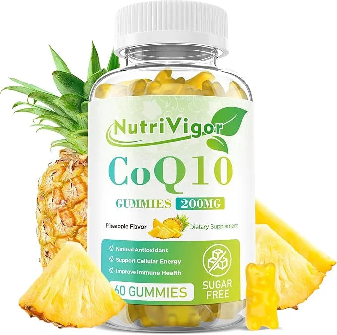 CoQ10 Gummies, Coenzyme Q10 Supplement 200mg, CoQ10 Supplement 60 Count