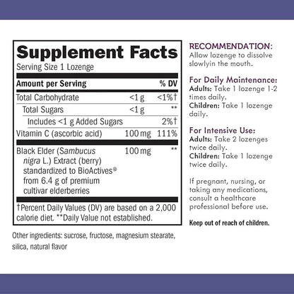 Nature's Way Sambucus Elderberry with Vitamin 30 Count
