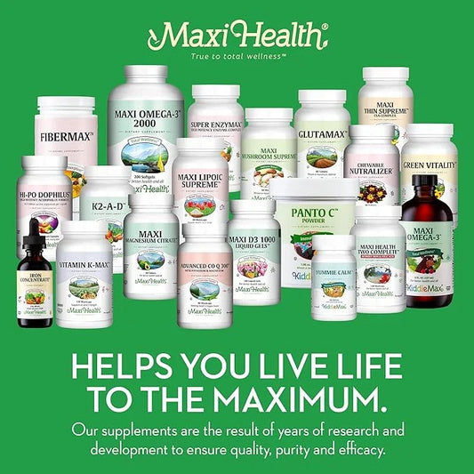 Maxi Health Teen Supreme HIS Vitamins (120) - 12 17 17 -