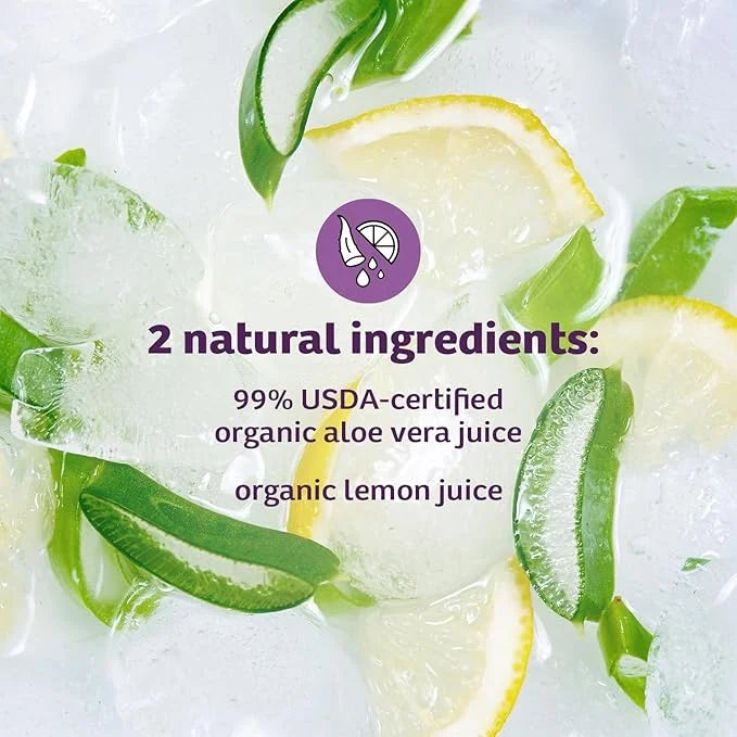 Lily of the Desert Aloe Vera Juice - Organic, Preservative-Free Inner Fillet Aloe Vera Drink with Natural Digestive Enzyme...