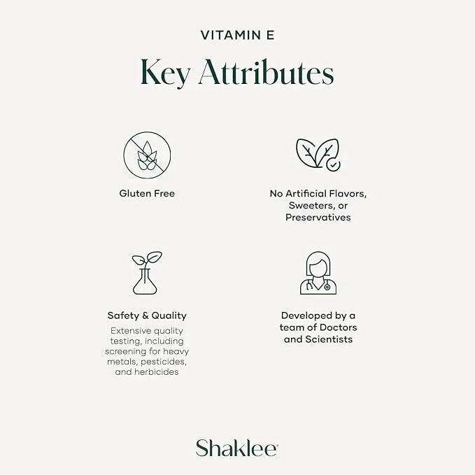 Shaklee - Vitamin E: -Supports Heart, 400 IU 90 Softgels