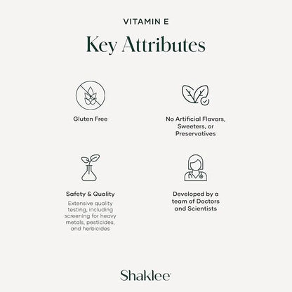 Shaklee - Vitamin E: -Supports Heart, 400 IU 90 Softgels