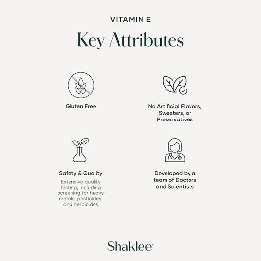 Shaklee - Vitamin E: -Supports Heart, 400 IU 90 Softgels