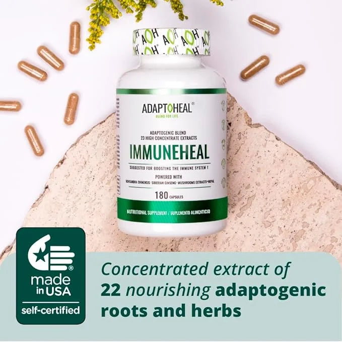 Immuneheal – Adaptogen, Immune System Booster (180 Capsules)
