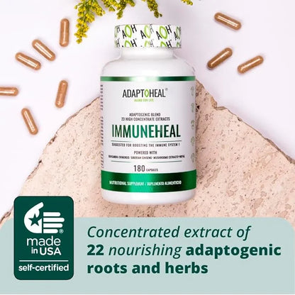 Immuneheal – Adaptogen, Immune System Booster (180 Capsules)