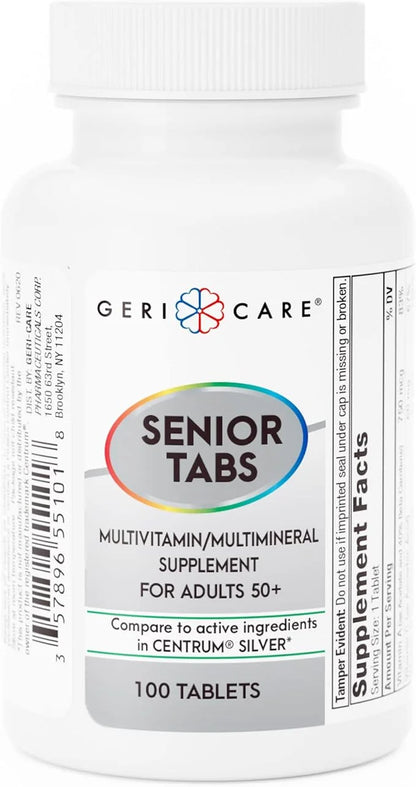 GeriCare Senior Tab 50+ Multivitamin and 100 Count 1)