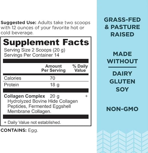 Ancient Nutrition Unflavored Collagen Peptides, 9.88