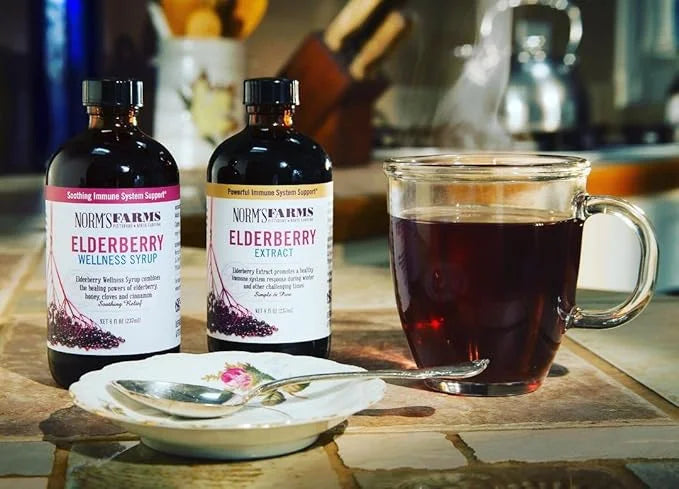 Norm's Farms Black Elderberry Wellness Syrup 2 8 8 Oz.