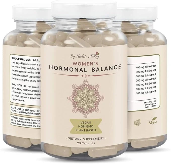 Hormone Balance for Women – Natural Female Energy & Mood Enhancement Pills – Hot Flashes Menopause Relief Supplement with ...