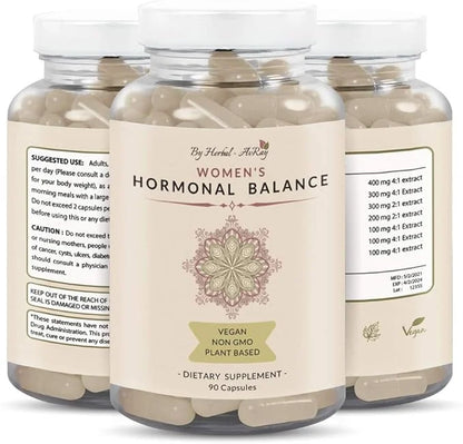 Hormone Balance for Women – Natural Female Energy & Mood Enhancement Pills – Hot Flashes Menopause Relief Supplement with ...