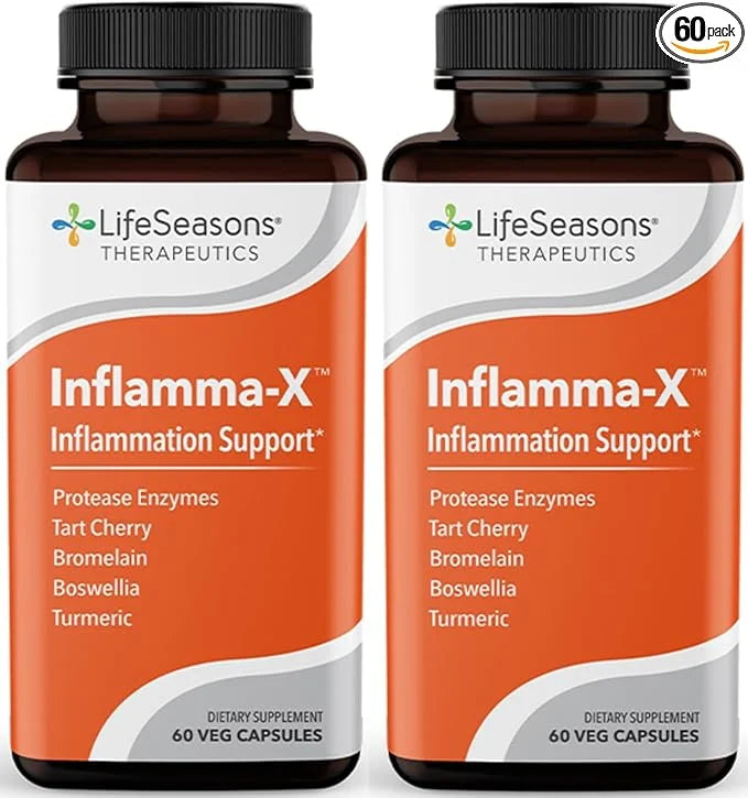 LifeSeasons Inflamma-X - Inflammation Support Supplement 60 Capsules 2)