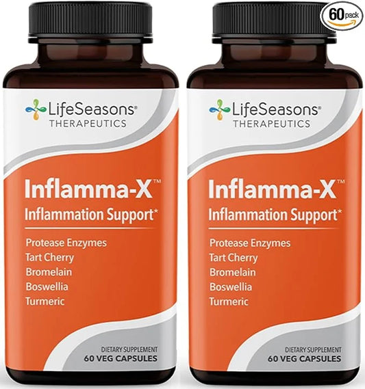 LifeSeasons Inflamma-X - Inflammation Support Supplement 60 Capsules 2)
