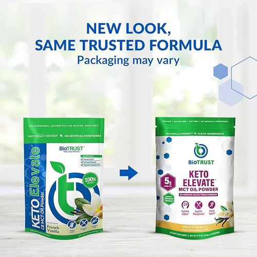 BioTrust Keto Elevate – C8 MCT Oil Powder – Ketogenic MCT Coffee Creamer, Keto Coffee Creamer – Clean Energy, Mental Focus...