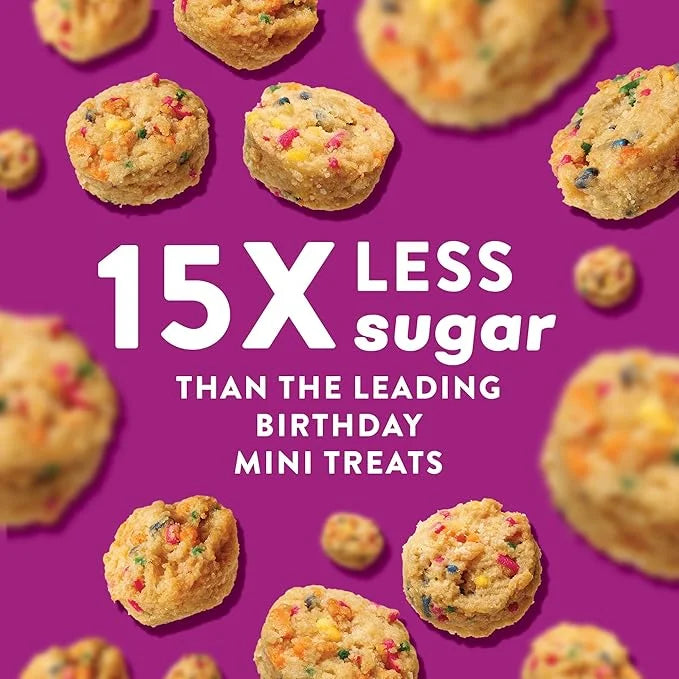 Highkey Low Carb Birthday Cake Mini Treats - Keto Snack Pack Gluten Free Muffins Sweet Low Carb Bread Bites Healthy Snacks...