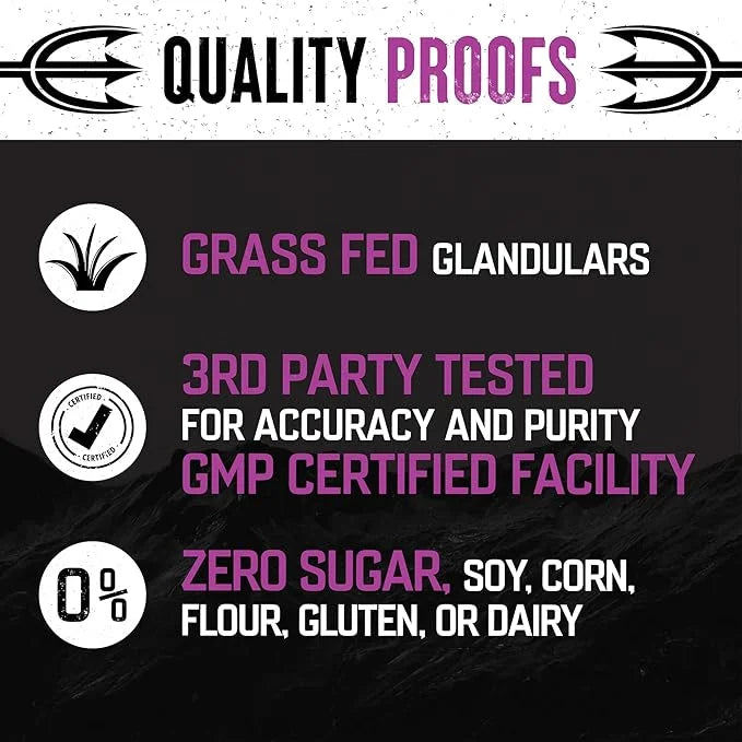The Fittest Queen Supplement - Supports Hormone Balance, Fertility, Performance and Energy for Women - Grass fed Bovine Ov...