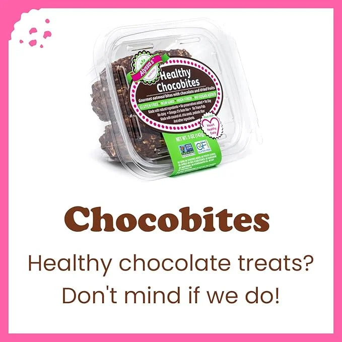 Alyssa’s Chocobites ⎸ Gluten Free Cookies, Healthy Snacks from the Bakery ⎸ Sugar Free Soft Cookies, Low Carb, Keto Protei...