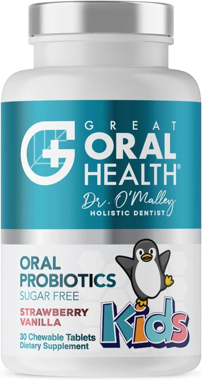 Childrens Oral Probiotics – Oral Care Probiotic for Kids Cavity Prevention & Bad Breath Treatment Supplement w/BLIS K12 M1...
