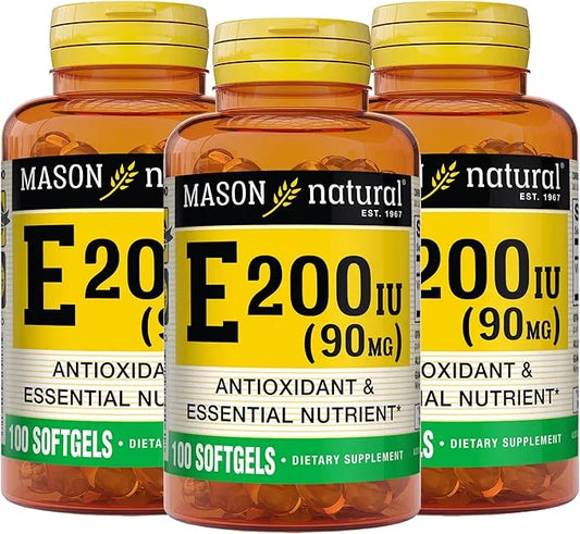 MASON NATURAL Vitamin E 90 mg (200 IU) 100 Softgels 3)