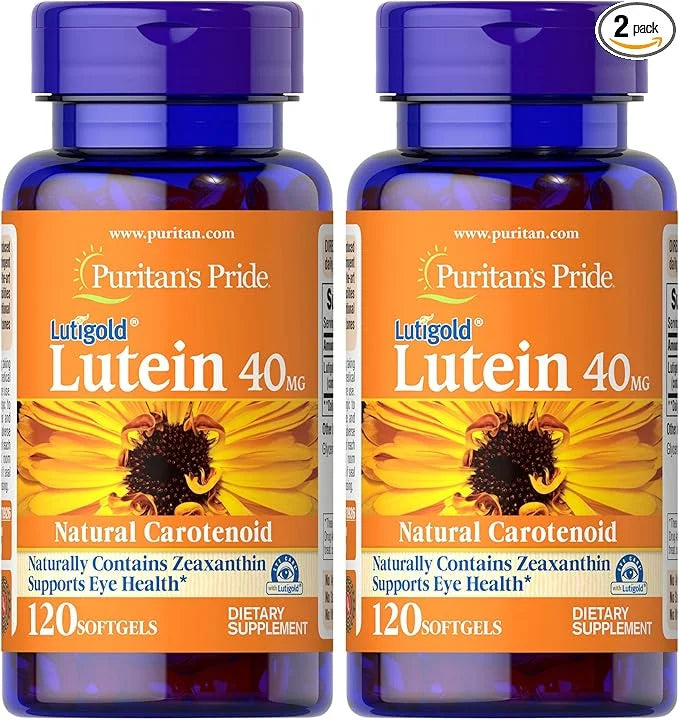 Puritan's Pride Lutein 40mg With Zeaxanthin, 120 Count 2)